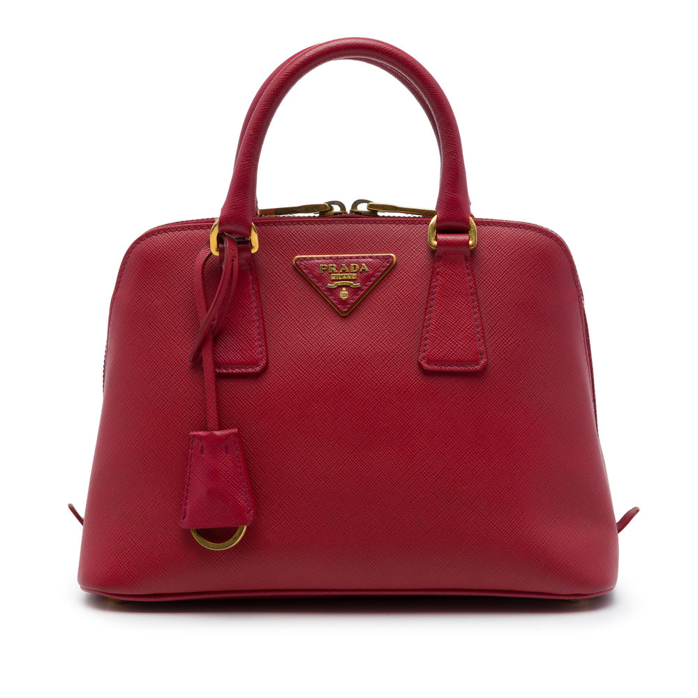 Pre-Loved Prada Small Saffiano Lux Promenade Satchel
